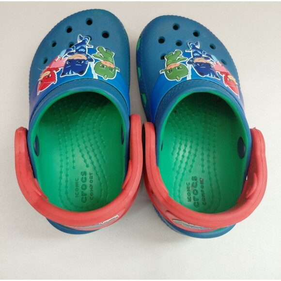 Crocs PJ MASKS Clog Sandals Shoes Toddler Size C6 - Picture 6 of 8